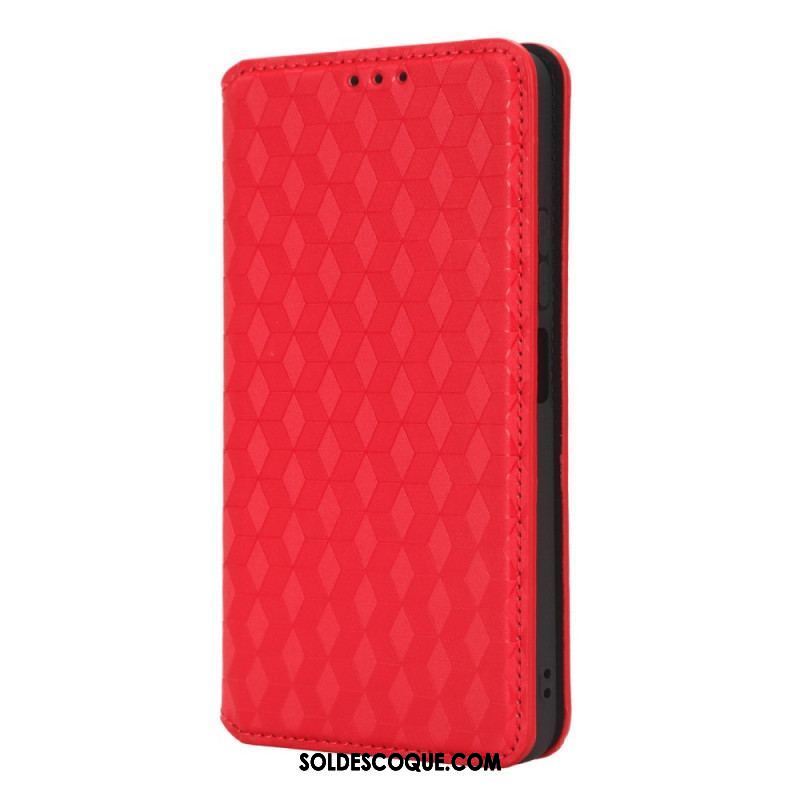 Flip Cover Xiaomi Redmi Note 12 4G Motif 3D