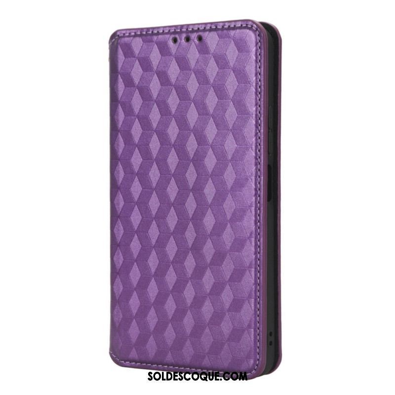 Flip Cover Xiaomi Redmi Note 12 4G Motif 3D