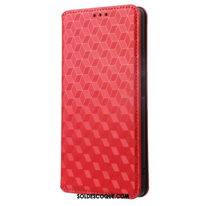 Flip Cover Xiaomi Redmi Note 12/Poco X5 5G Motif 3D