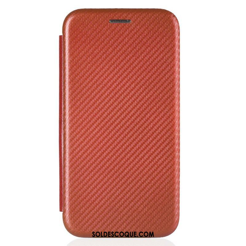 Flip Cover iPhone 13 Pro Fibre Carbone