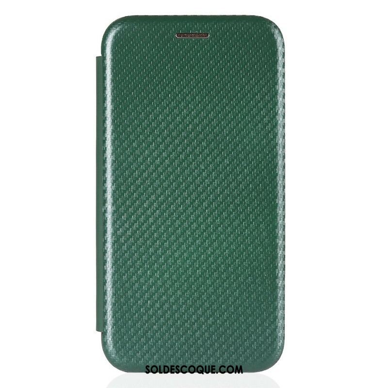 Flip Cover iPhone 13 Pro Fibre Carbone