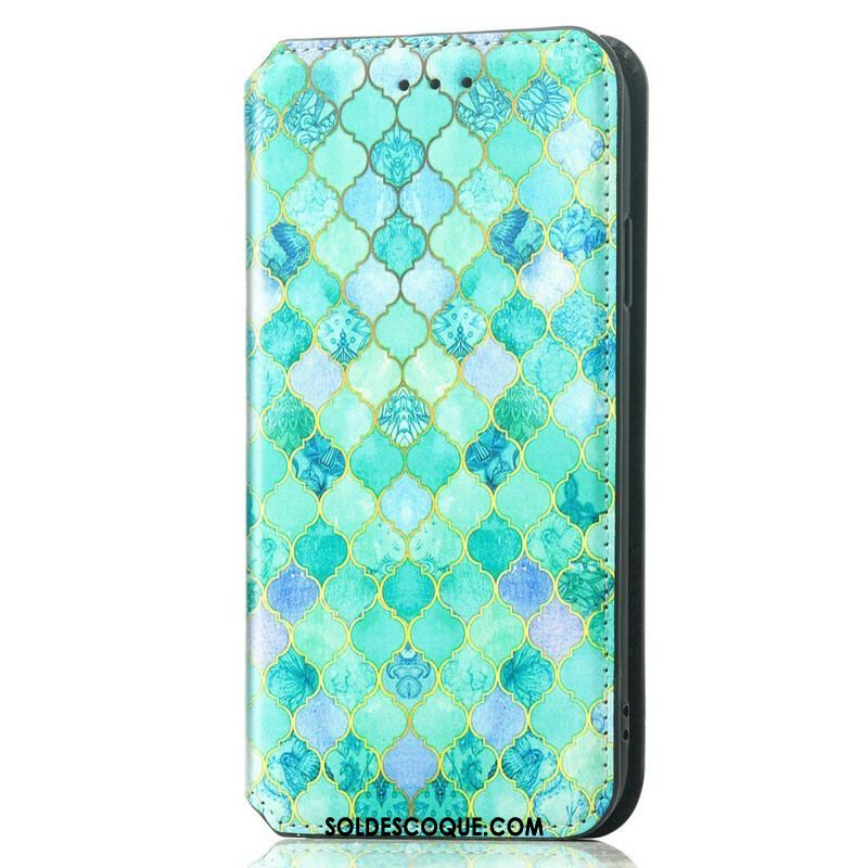 Flip Cover iPhone 13 Pro Max Motif Coloré Surprenant