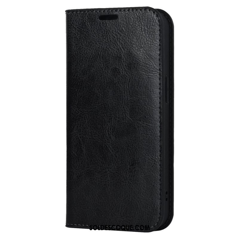 Flip Cover iPhone 14 Plus Cuir Véritable