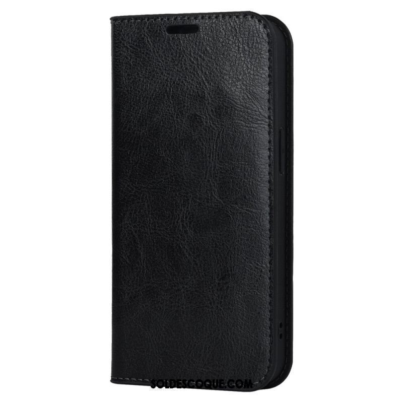 Flip Cover iPhone 14 Plus Cuir Véritable