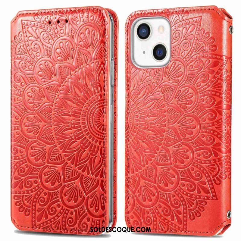 Flip Cover iPhone 14 Plus Mandala