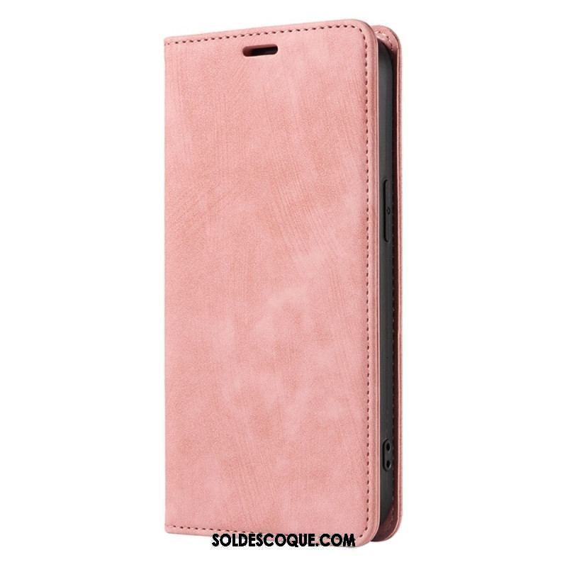 Flip Cover iPhone 14 Plus Simili Cuir Coloré