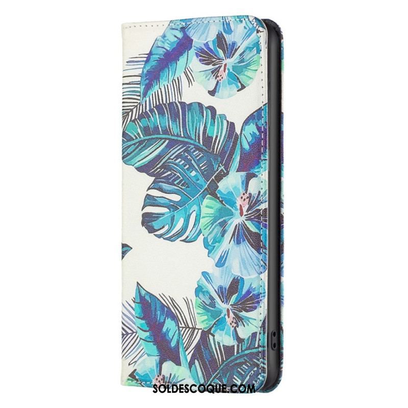 Flip Cover iPhone 14 Pro Feuilles