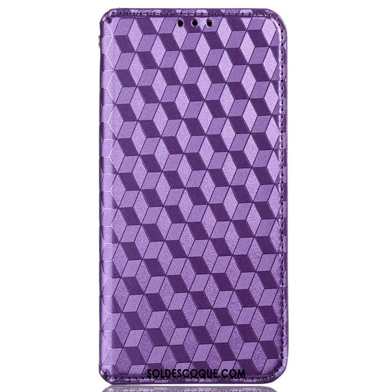 Flip Cover iPhone 14 Pro Max Texture 3D