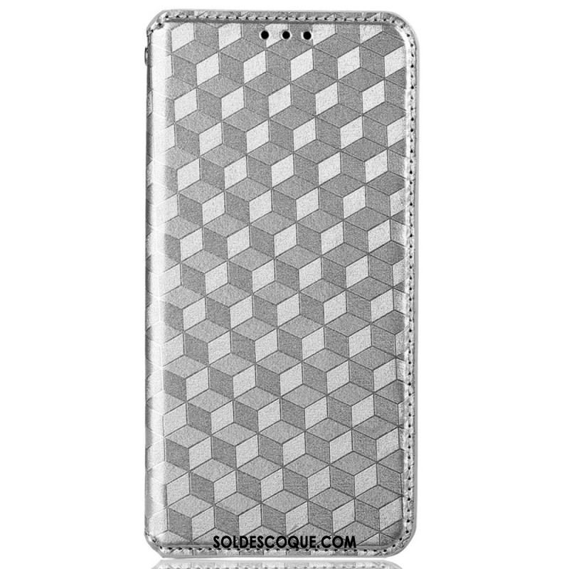 Flip Cover iPhone 14 Pro Max Texture 3D