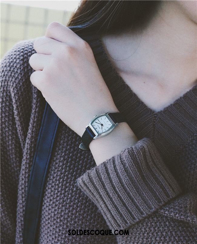 Gant Femme Authentique Mini Marque Rétro Montre À Quartz Pas Cher