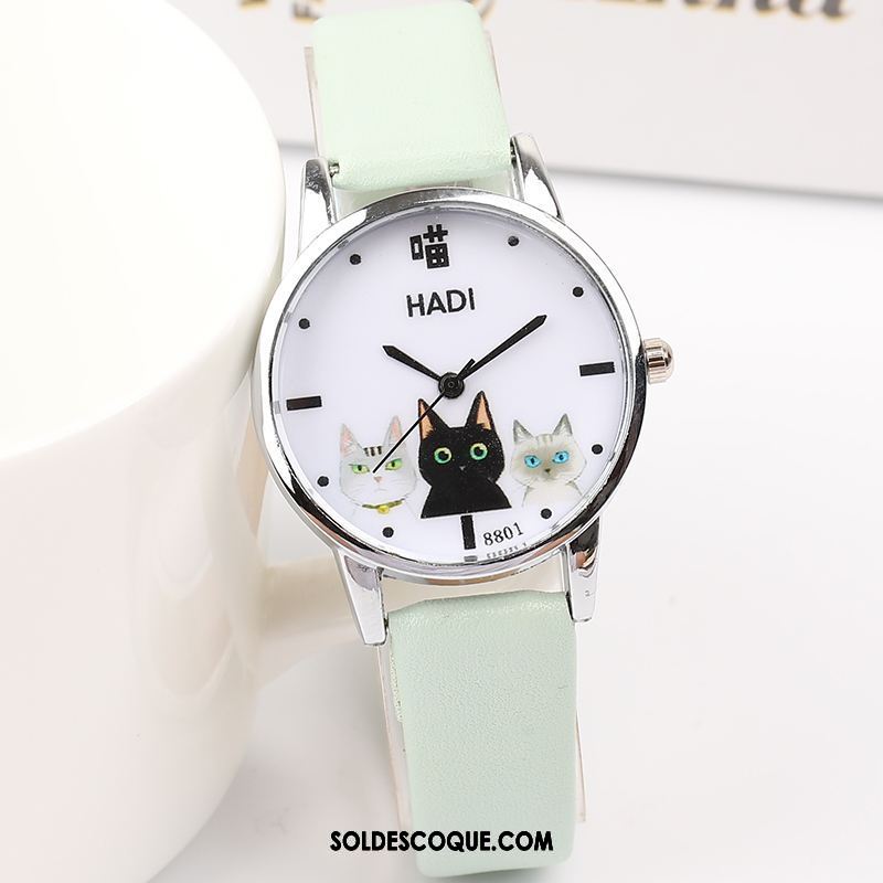 Gant Femme Charmant Vert Étudiant Frais Montre À Bracelet En Vente