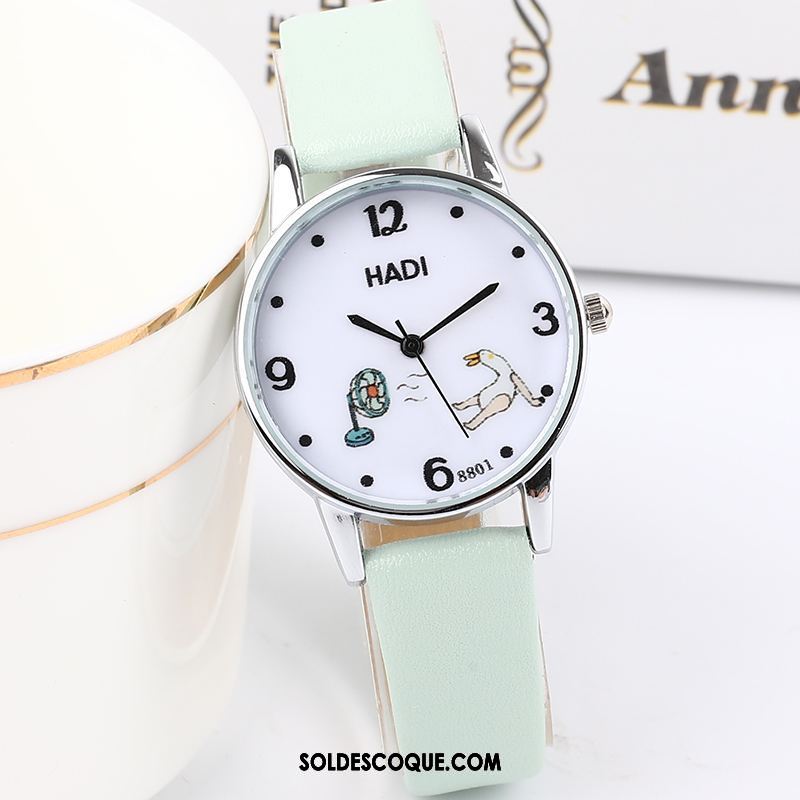 Gant Femme Charmant Vert Étudiant Frais Montre À Bracelet En Vente