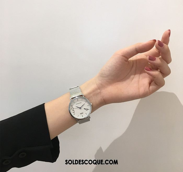 Gant Femme Chaîne All-match Tendance Simple Montre À Quartz En Vente