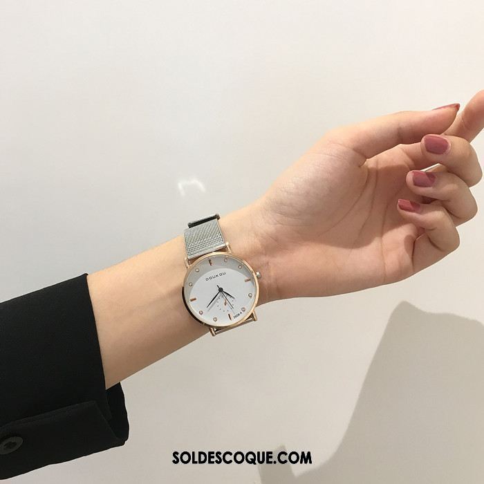 Gant Femme Chaîne All-match Tendance Simple Montre À Quartz En Vente