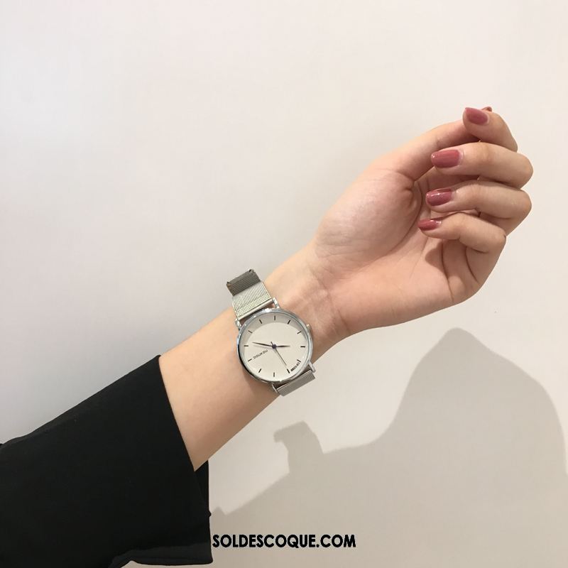 Gant Femme Chaîne All-match Tendance Simple Montre À Quartz En Vente