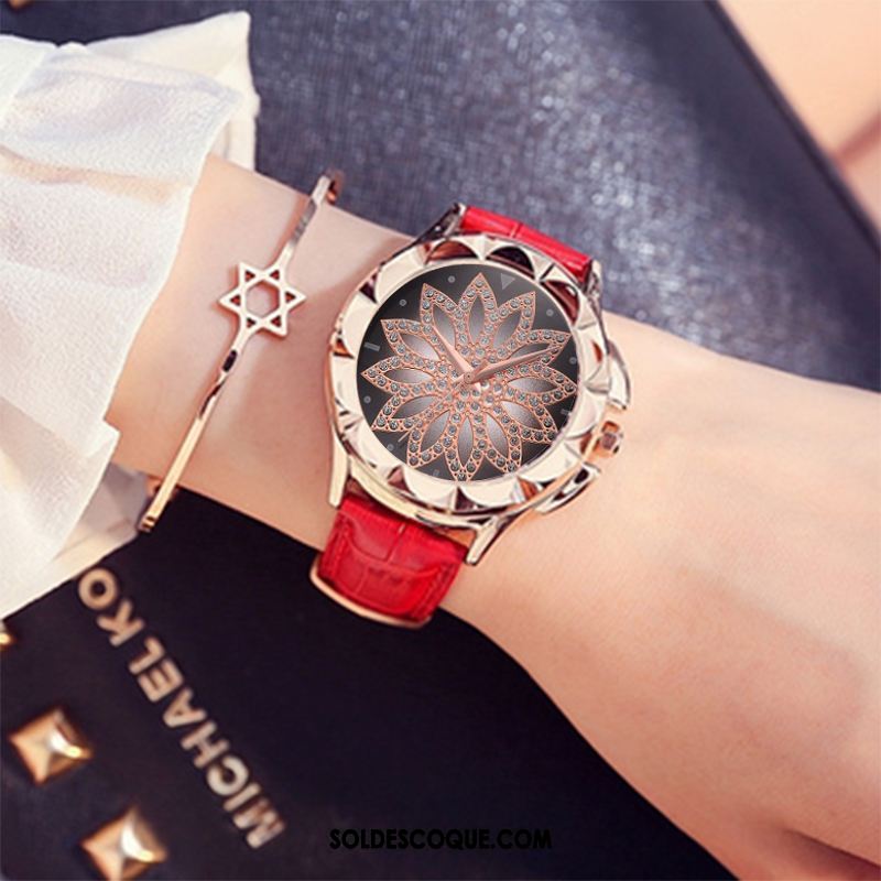 Gant Femme Diamant Simple Mode Le Nouveau Rouge Soldes