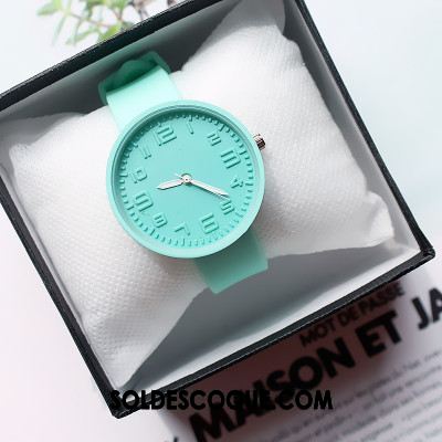 Gant Femme Frais Charmant Simple Rose Montre À Bracelet France