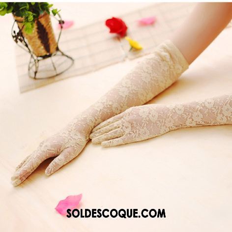 Gant Femme La Mariée Crème Solaire Conduire Manchette Marier En Vente