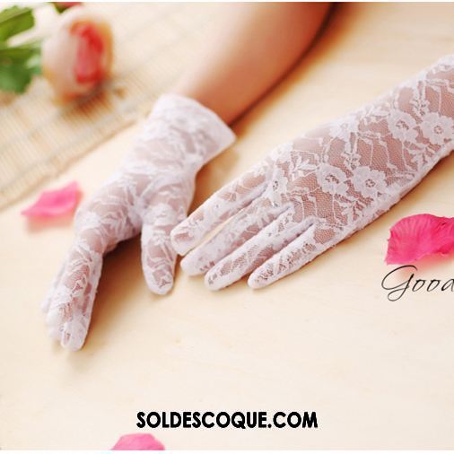 Gant Femme La Mariée Crème Solaire Conduire Manchette Marier En Vente