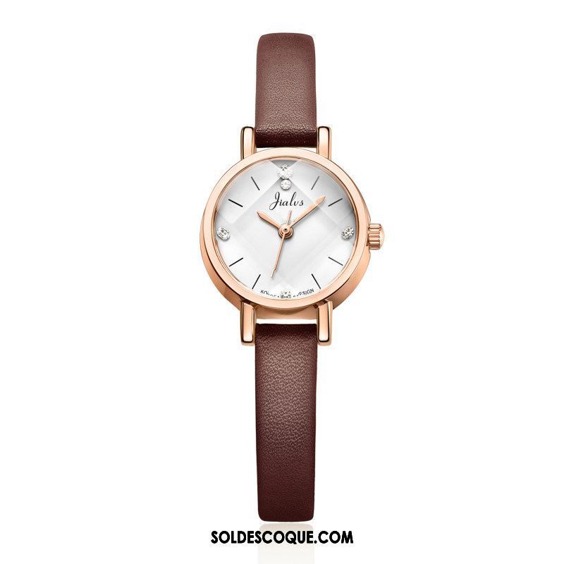 Gant Femme Loisir Montre À Bracelet Montre À Quartz Simple Atmosphère Soldes