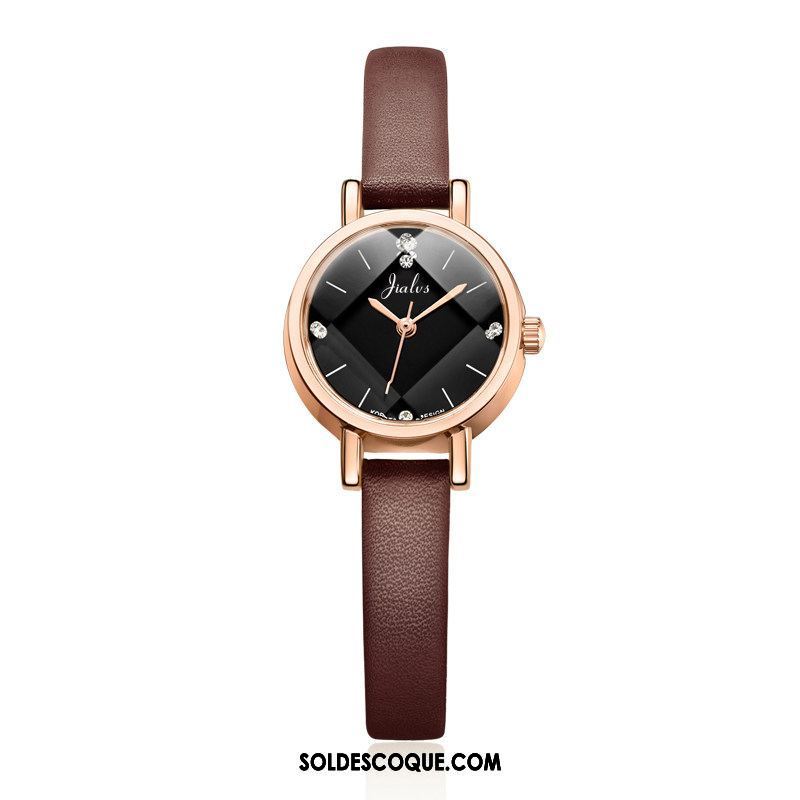 Gant Femme Loisir Montre À Bracelet Montre À Quartz Simple Atmosphère Soldes