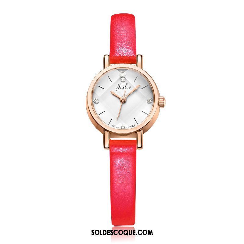 Gant Femme Loisir Montre À Bracelet Montre À Quartz Simple Atmosphère Soldes