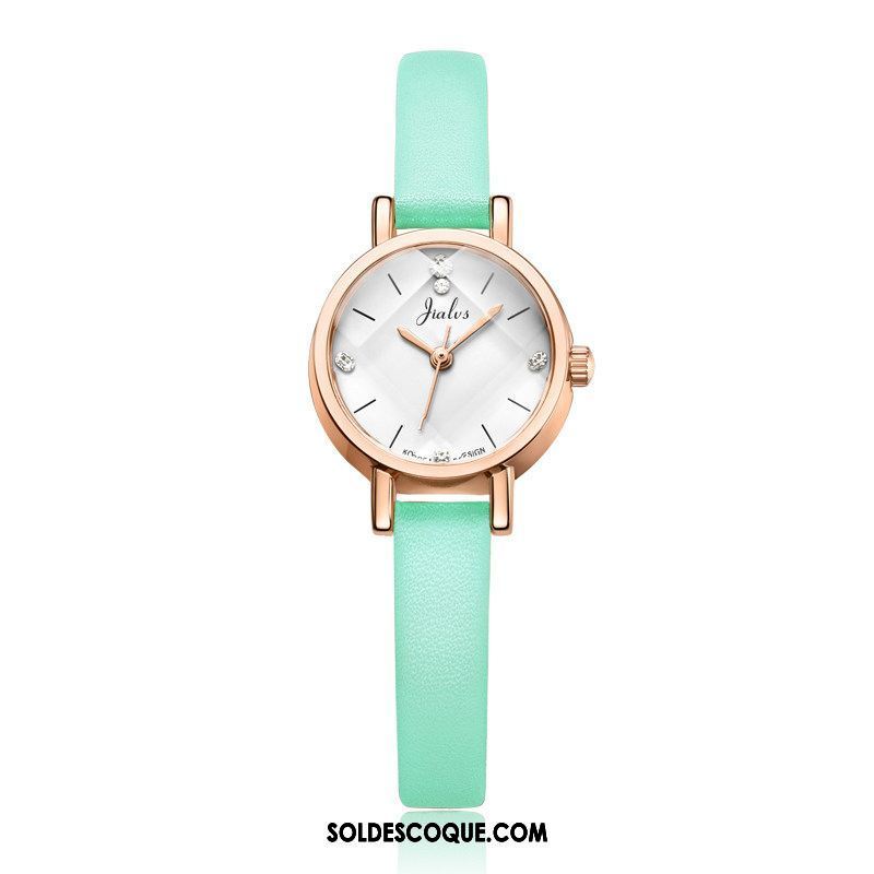 Gant Femme Loisir Montre À Bracelet Montre À Quartz Simple Atmosphère Soldes