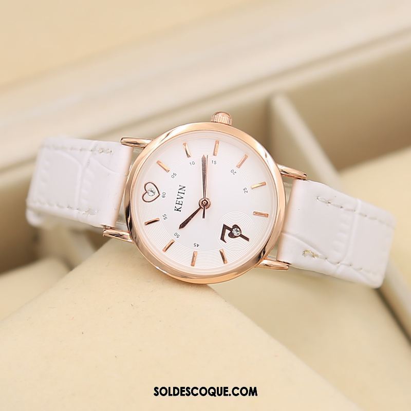 Gant Femme Mode Montre À Bracelet Amoureux Art Loisir Soldes