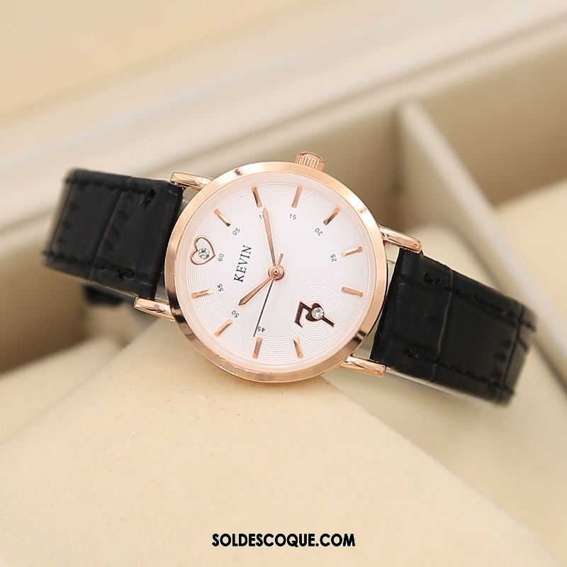 Gant Femme Mode Montre À Bracelet Amoureux Art Loisir Soldes