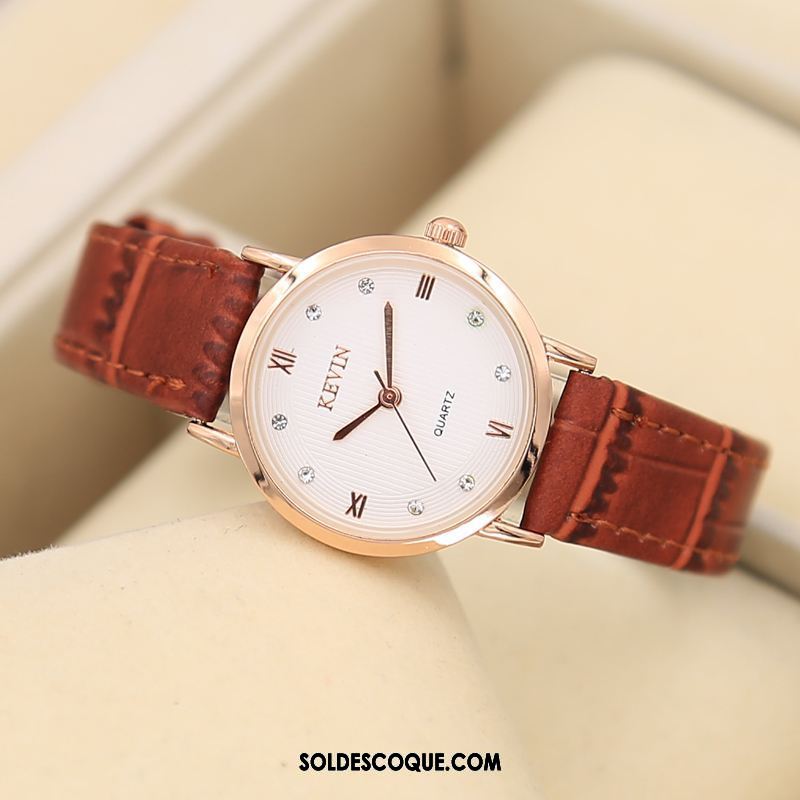 Gant Femme Mode Montre À Bracelet Amoureux Art Loisir Soldes