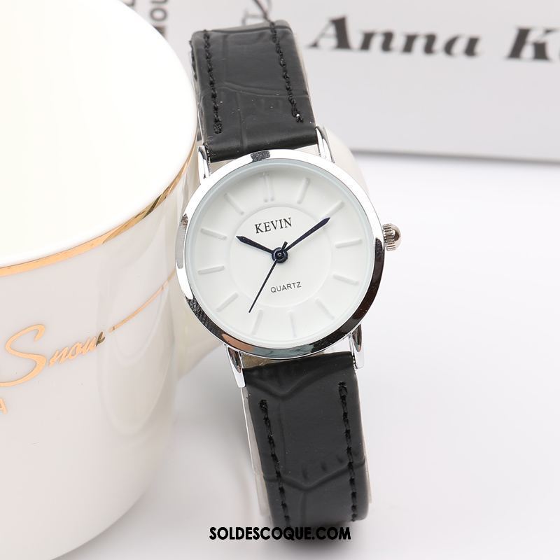 Gant Femme Mode Montre À Bracelet Amoureux Art Loisir Soldes