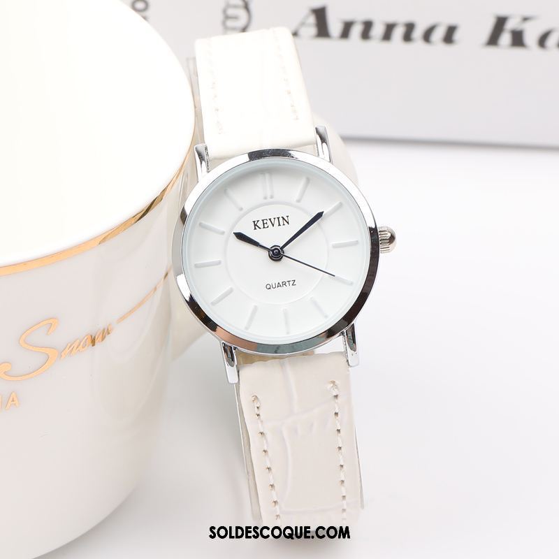 Gant Femme Mode Montre À Bracelet Amoureux Art Loisir Soldes