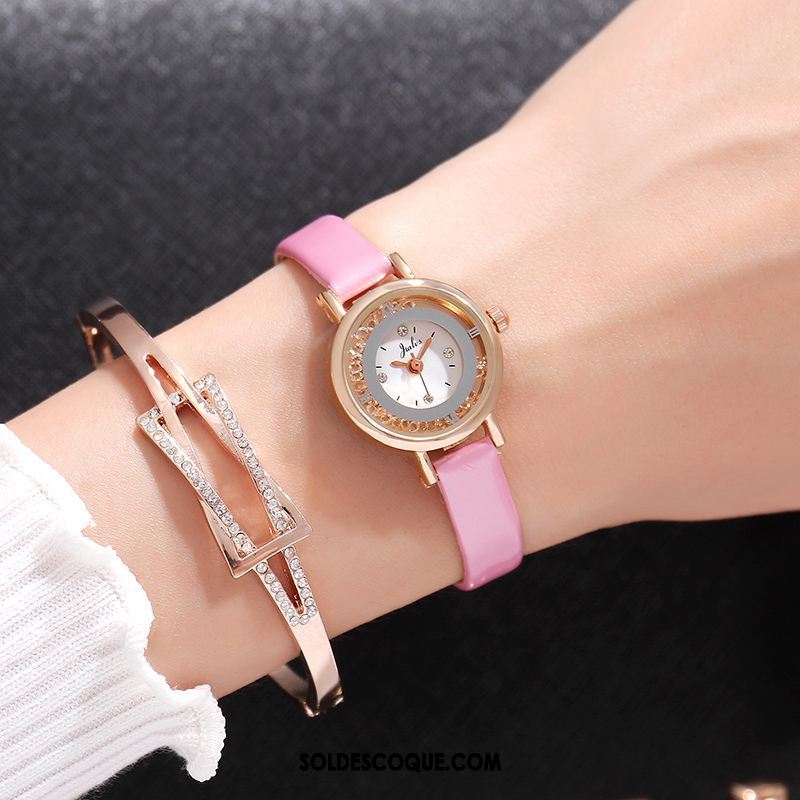 Gant Femme Montre À Bracelet Petit Ceinture Pierres De Strass Montre À Quartz Pas Cher