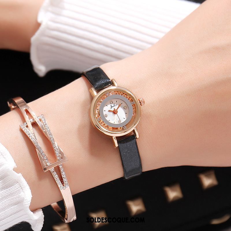 Gant Femme Montre À Bracelet Petit Ceinture Pierres De Strass Montre À Quartz Pas Cher