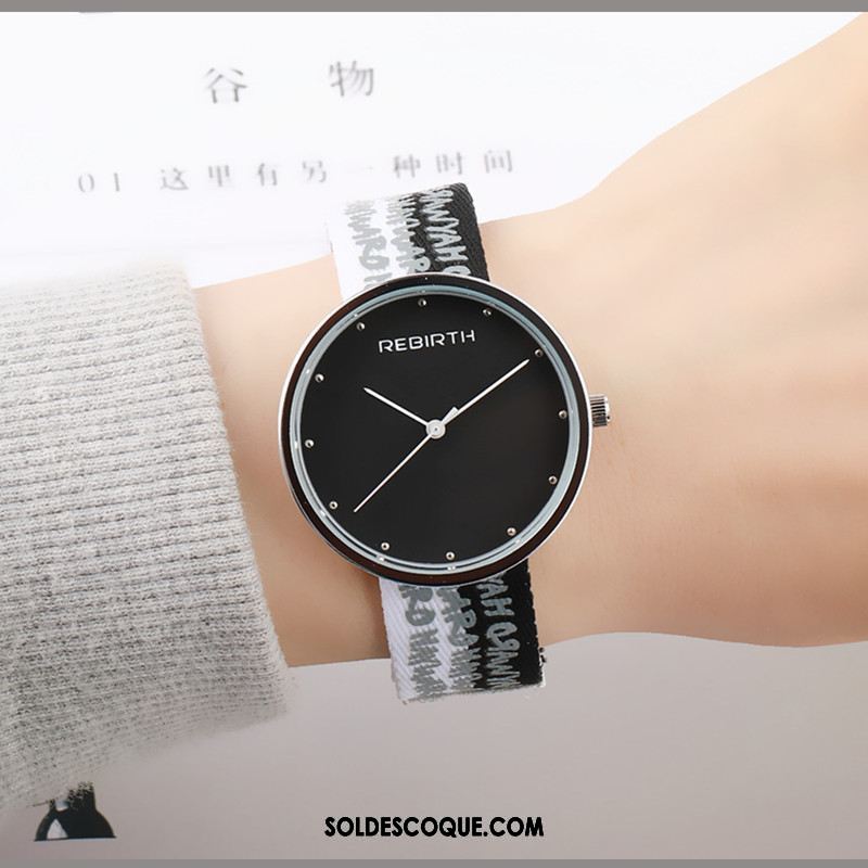 Gant Femme Simple Milieu Rétro Art Montre À Bracelet Pas Cher