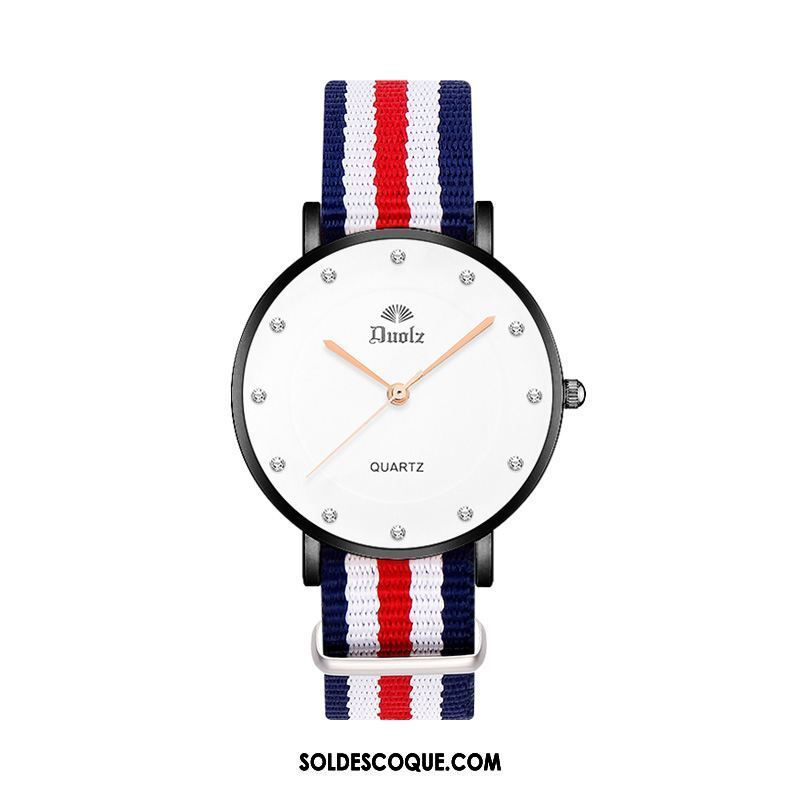 Gant Femme Tendance Amoureux Montre À Bracelet Pierres De Strass Ceinture En Ligne