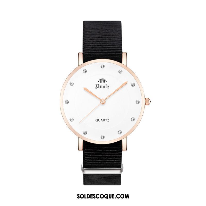 Gant Femme Tendance Amoureux Montre À Bracelet Pierres De Strass Ceinture En Ligne