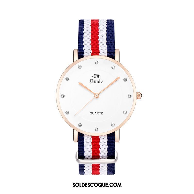 Gant Femme Tendance Amoureux Montre À Bracelet Pierres De Strass Ceinture En Ligne