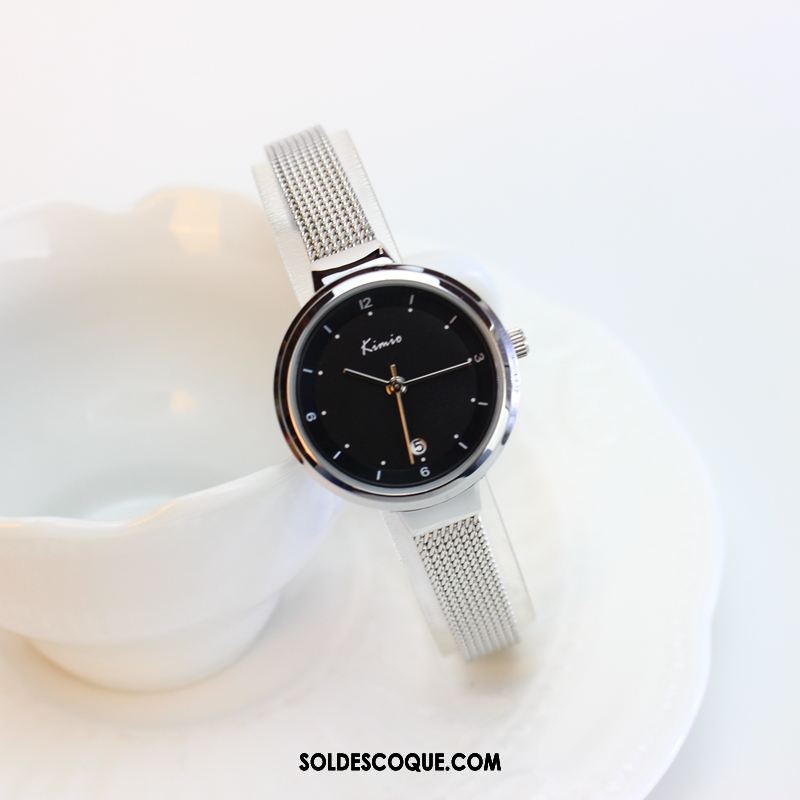 Gant Femme Tendance Loisir Tempérament Montre À Quartz Calendrier Soldes