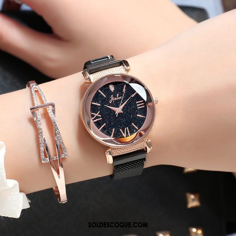 Gant Femme Tendance Montre À Bracelet Le Nouveau Loisir Étudiant Soldes