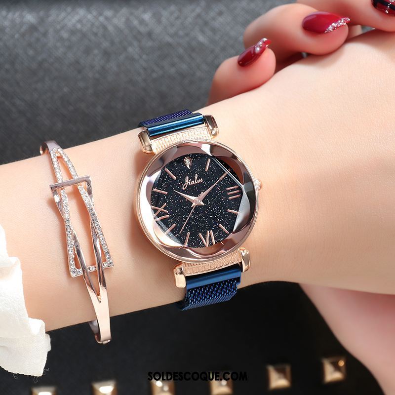 Gant Femme Tendance Montre À Bracelet Le Nouveau Loisir Étudiant Soldes