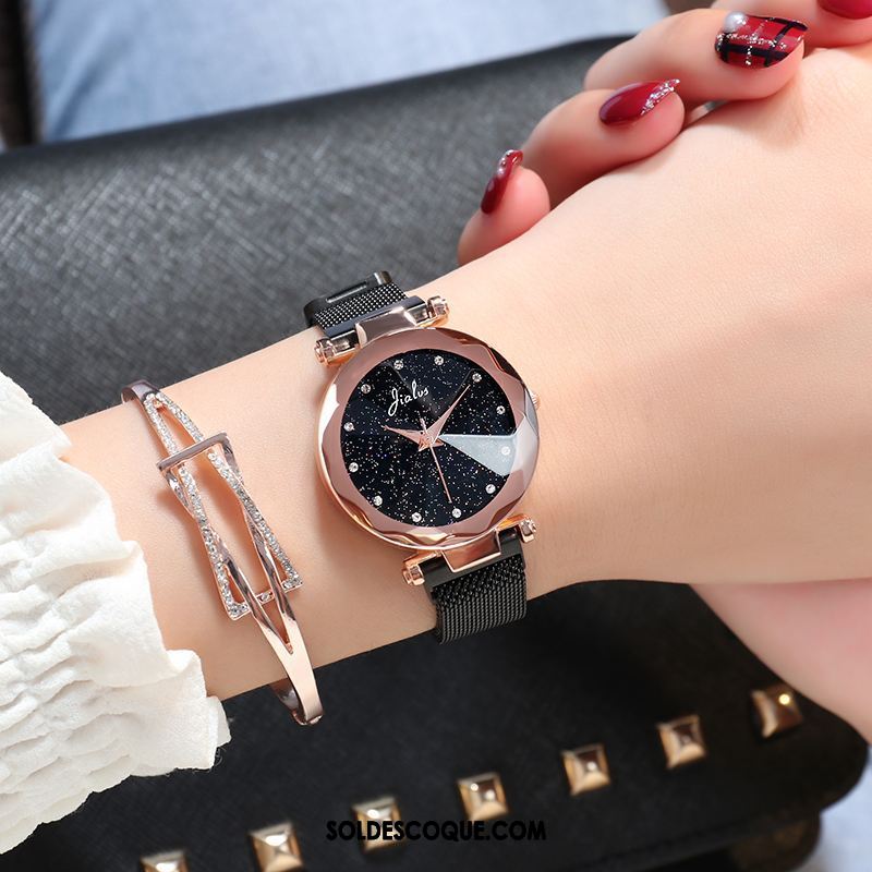 Gant Femme Tendance Montre À Bracelet Le Nouveau Loisir Étudiant Soldes