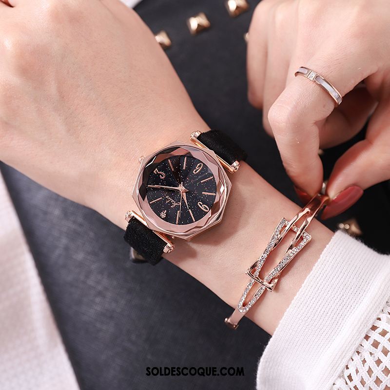 Gant Femme Tendance Montre À Bracelet Le Nouveau Loisir Étudiant Soldes