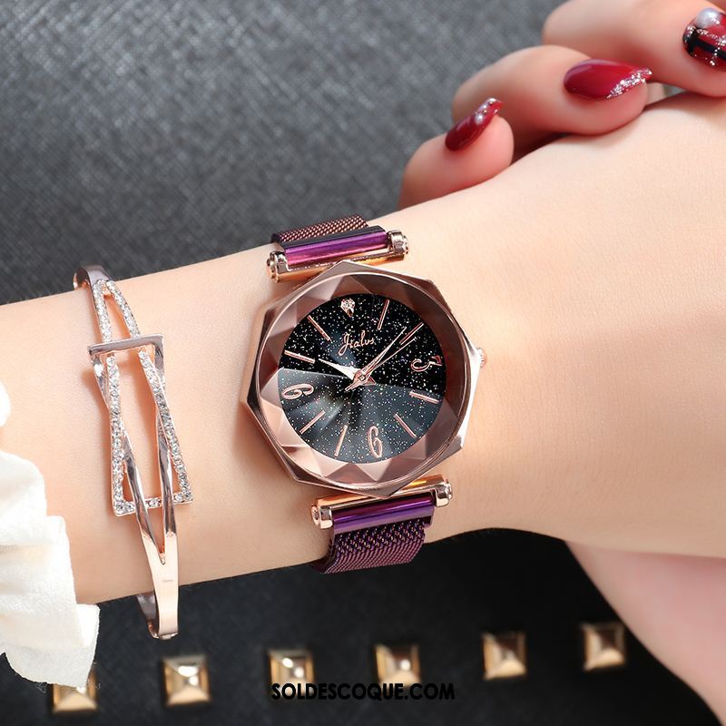 Gant Femme Tendance Montre À Bracelet Le Nouveau Loisir Étudiant Soldes