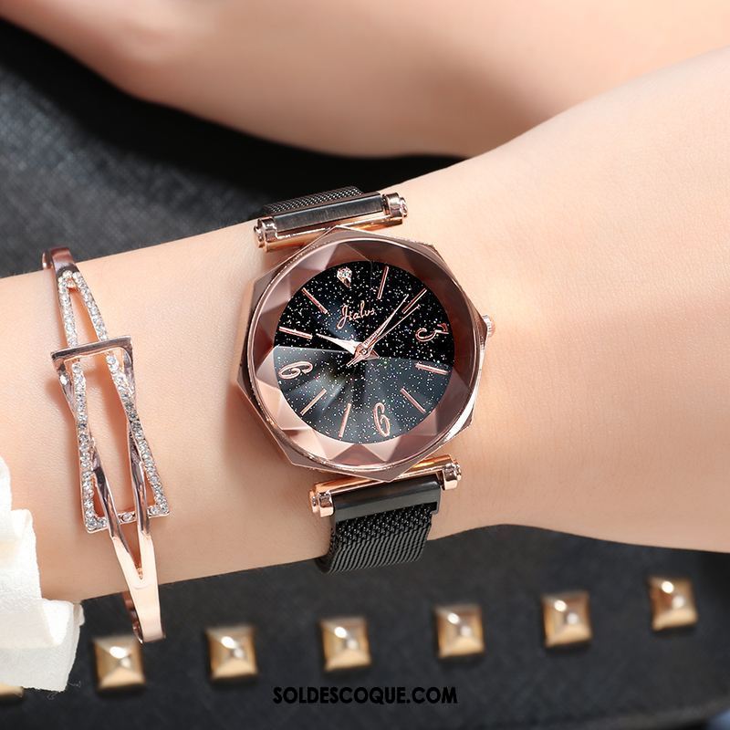 Gant Femme Tendance Montre À Bracelet Le Nouveau Loisir Étudiant Soldes