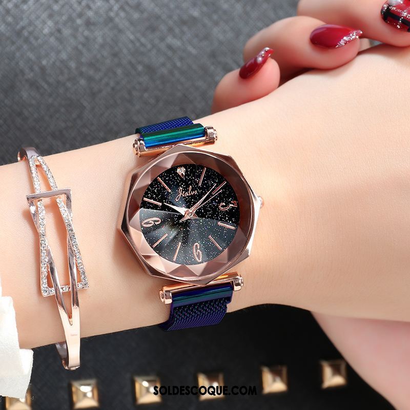 Gant Femme Tendance Montre À Bracelet Le Nouveau Loisir Étudiant Soldes