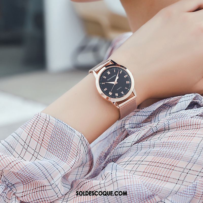 Gant Femme Étanche Étudiant Tendance Montre À Bracelet Mode Soldes