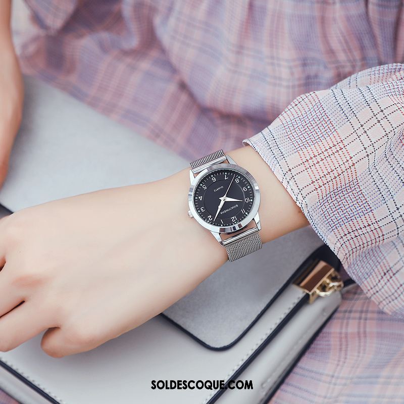 Gant Femme Étanche Étudiant Tendance Montre À Bracelet Mode Soldes