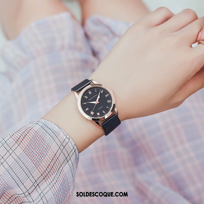 Gant Femme Étanche Étudiant Tendance Montre À Bracelet Mode Soldes