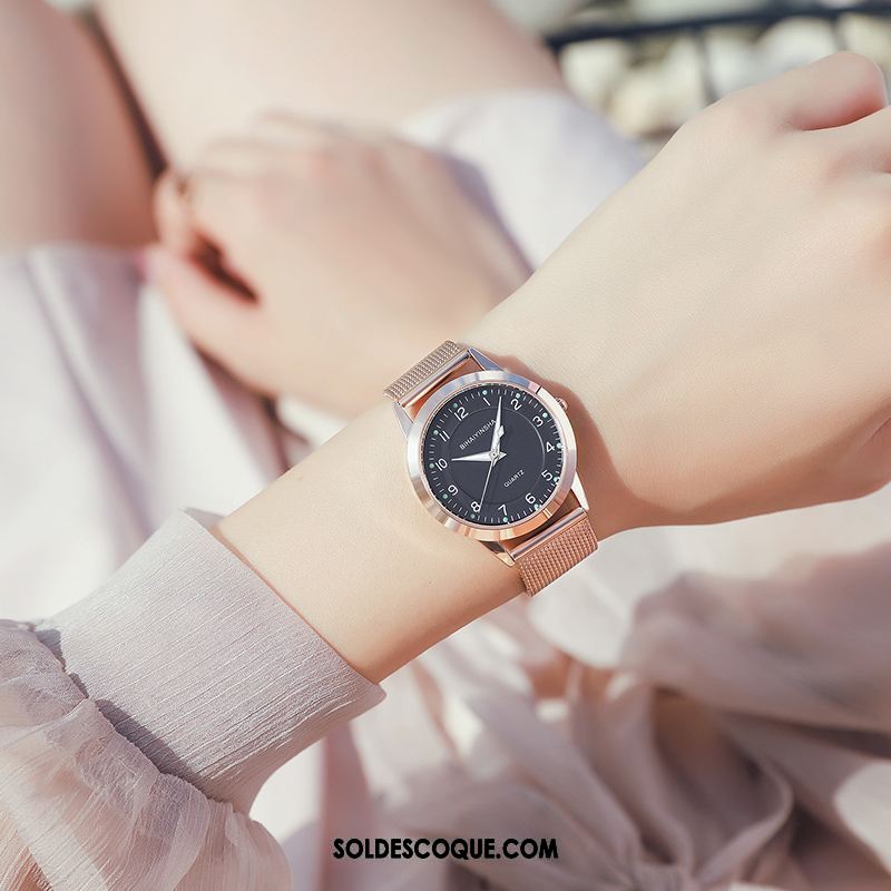 Gant Femme Étanche Étudiant Tendance Montre À Bracelet Mode Soldes